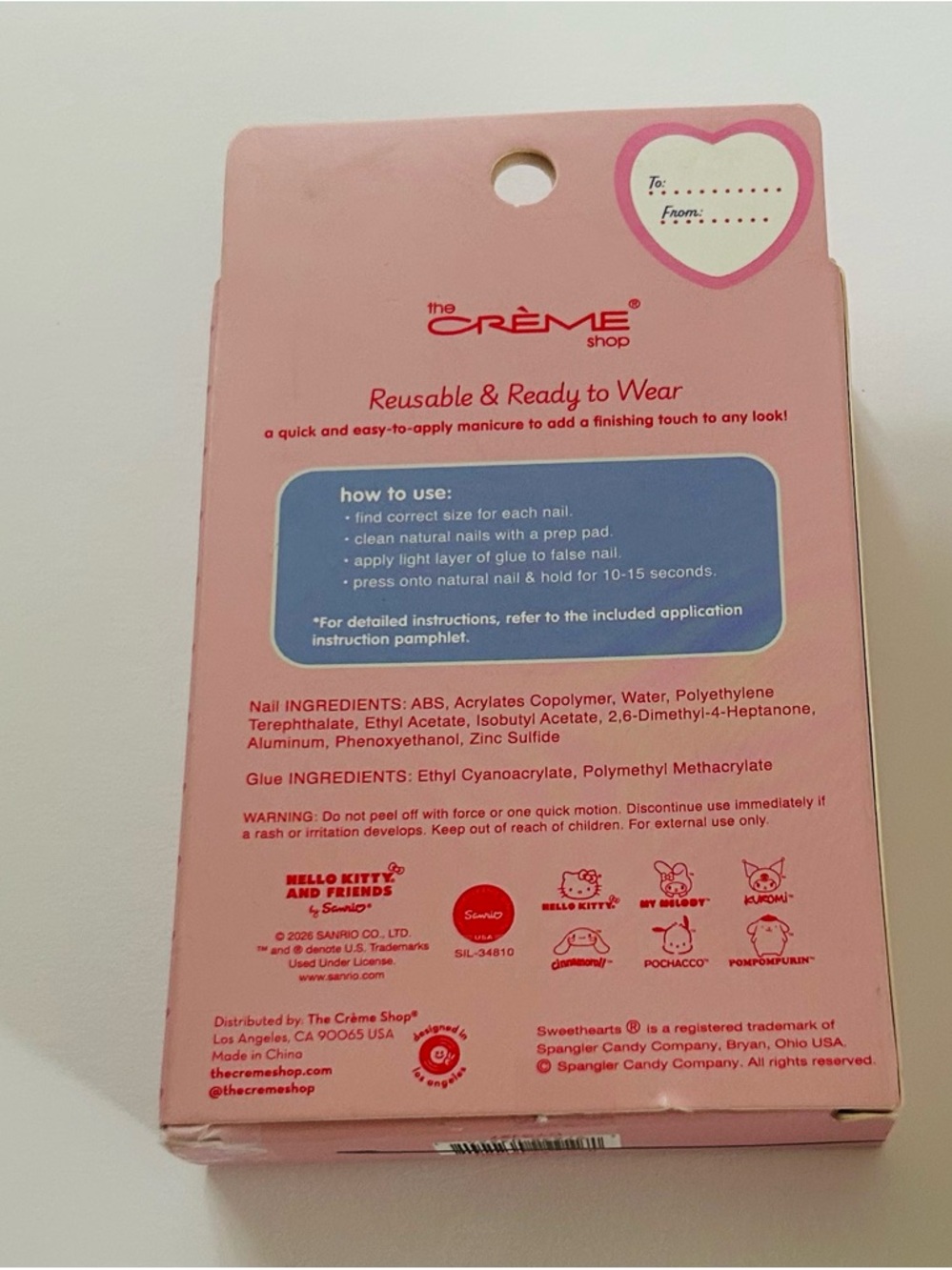 New 24 Hello Kitty and Friends Press-on Nails Medium Length Almond Shape - Picture 13 of 14